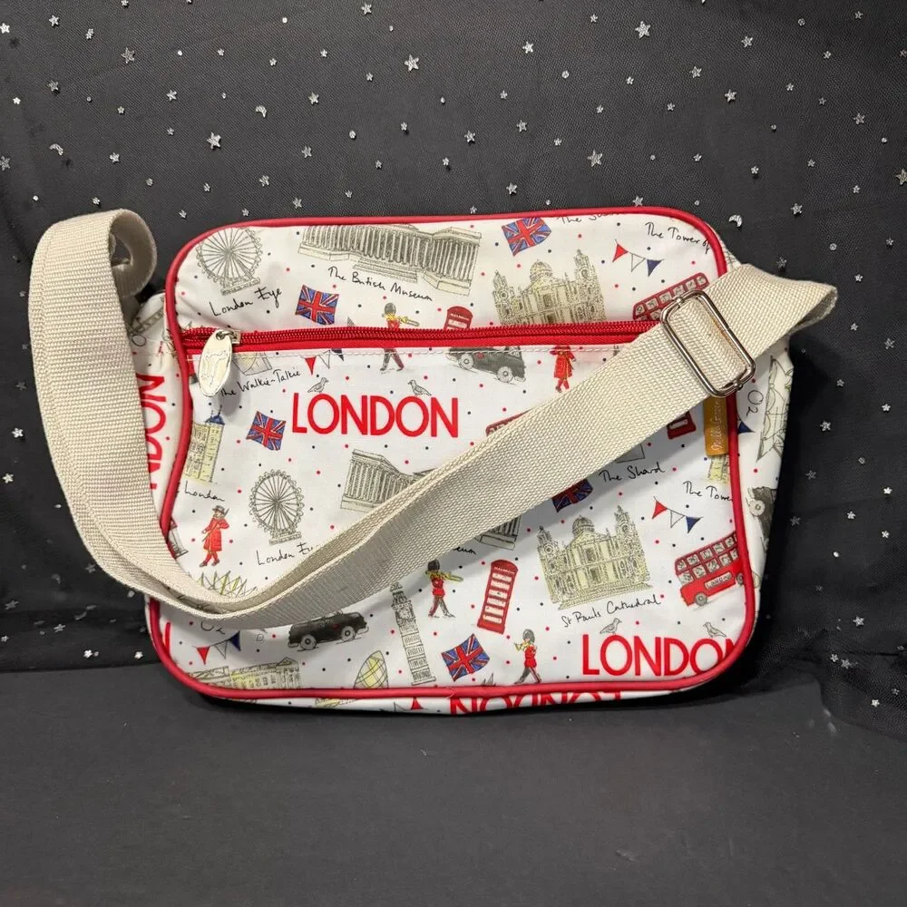 Milly Green London Crossbody Bag British Landmarks Big Ben